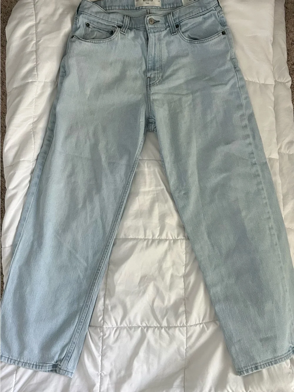 Hollister Light Wash Baggy Men’s Jeans